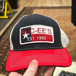 Buc-ee's Red and Black Women's Hat